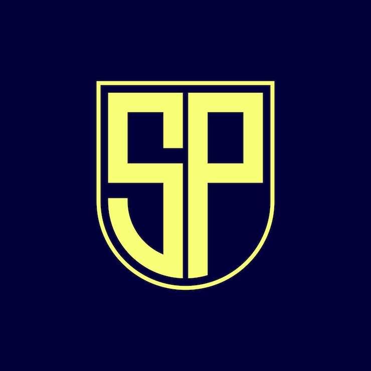 Vetor design de logotipo de letra moderna