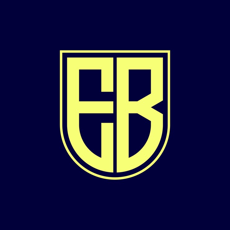 Vetor design de logotipo de letra moderna