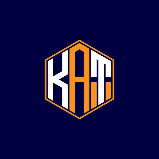 design de logotipo de letra moderna