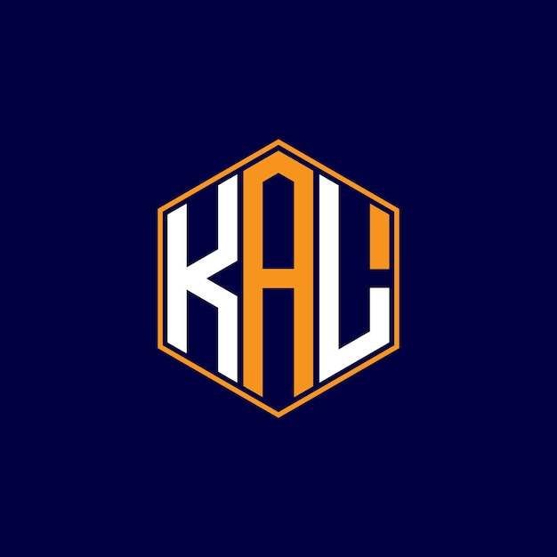 design de logotipo de letra moderna