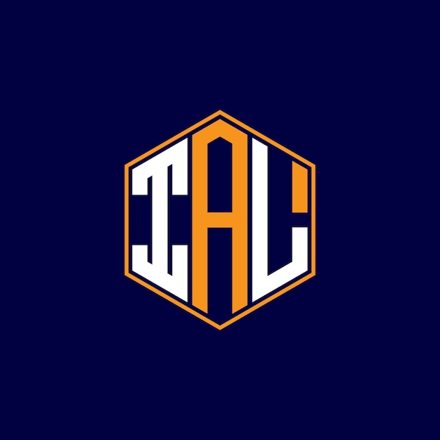 design de logotipo de letra moderna