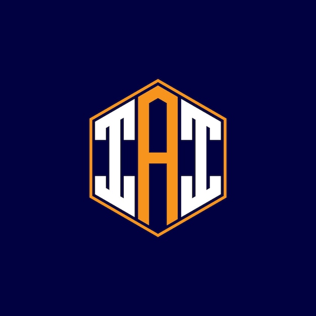 design de logotipo de letra moderna