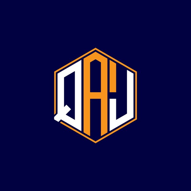 design de logotipo de letra moderna