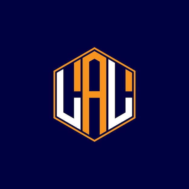 design de logotipo de letra moderna