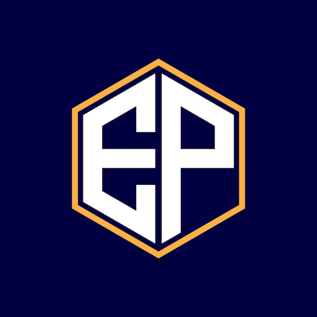 design de logotipo de letra moderna