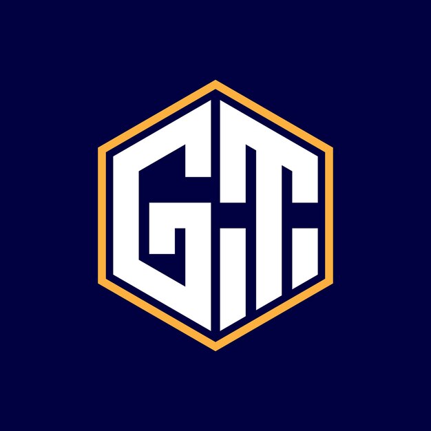 design de logotipo de letra moderna