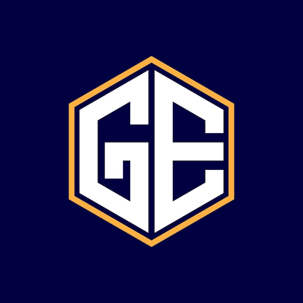 design de logotipo de letra moderna