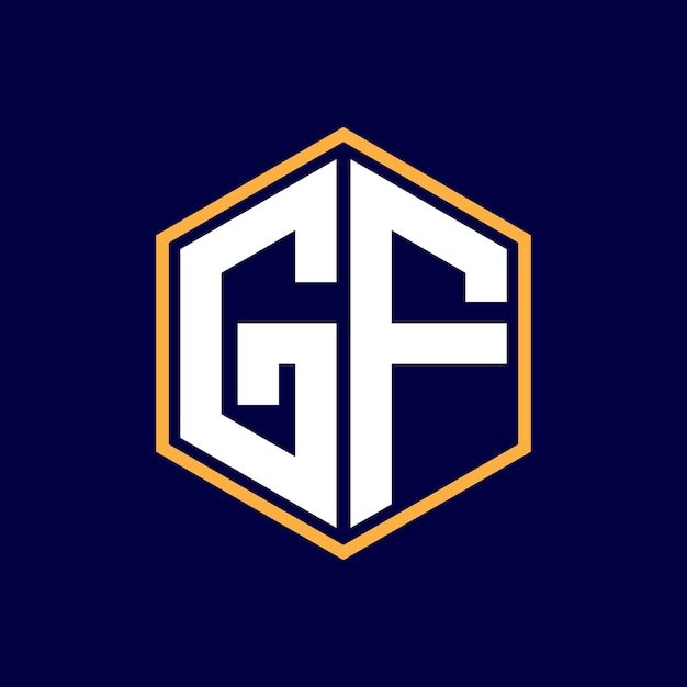 design de logotipo de letra moderna