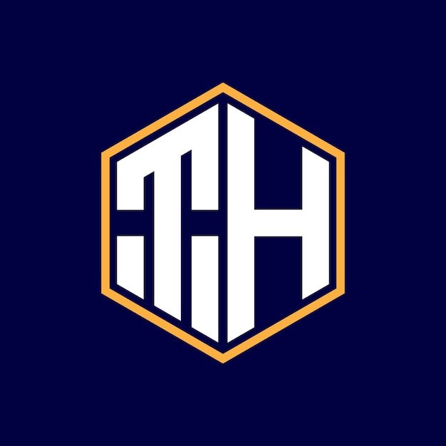 design de logotipo de letra moderna