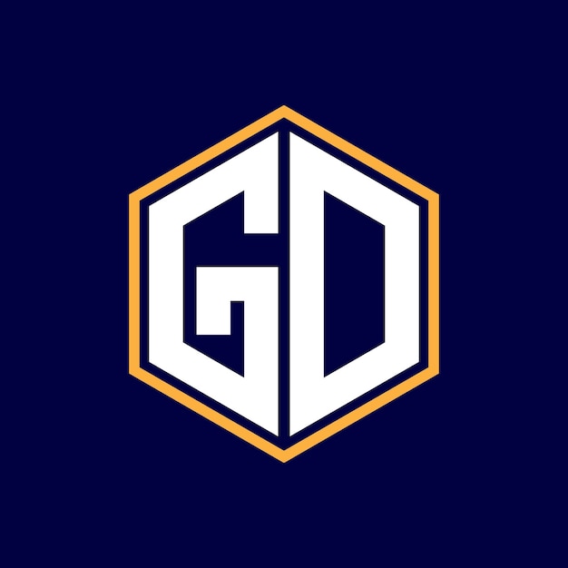design de logotipo de letra moderna