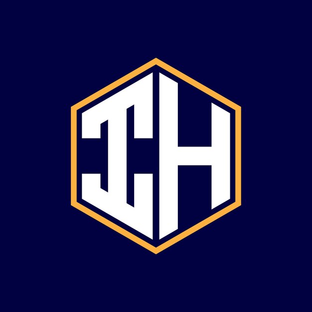 design de logotipo de letra moderna