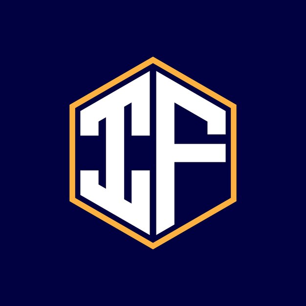 design de logotipo de letra moderna