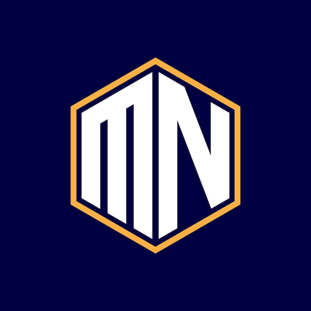 Vetor design de logotipo de letra moderna