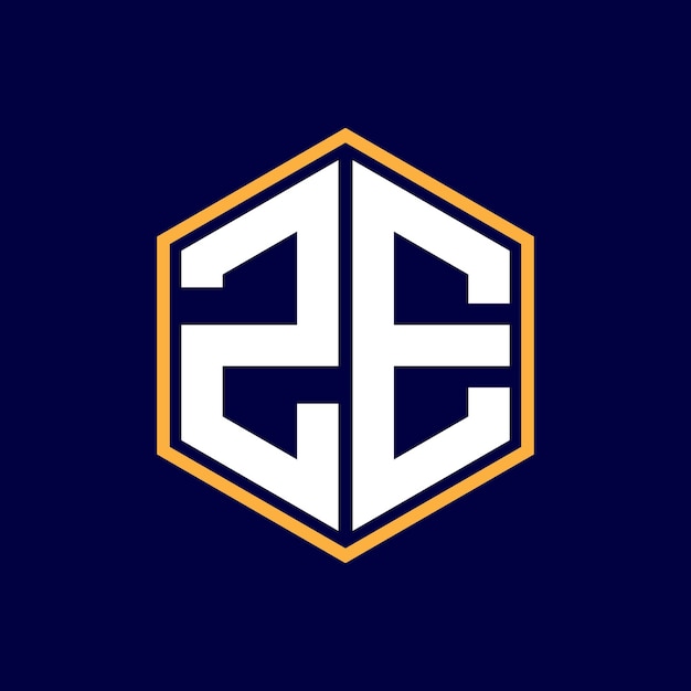 design de logotipo de letra moderna