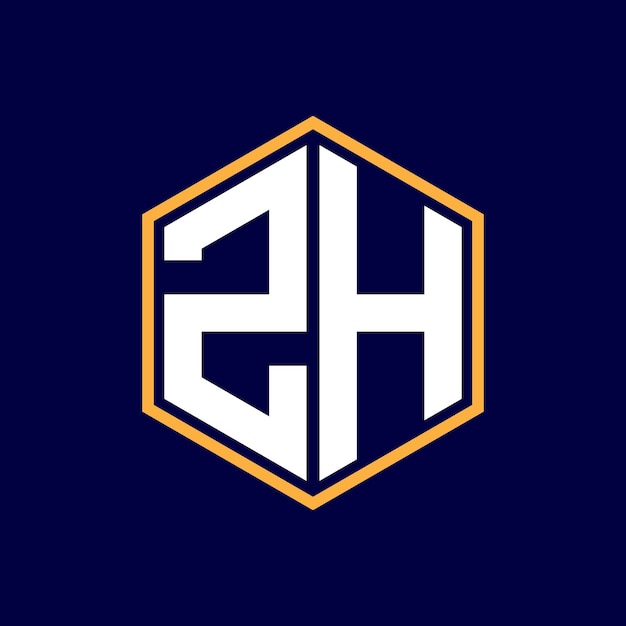 design de logotipo de letra moderna