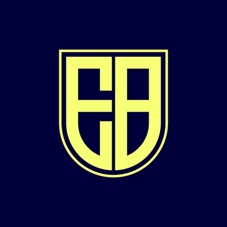Vetor design de logotipo de letra moderno
