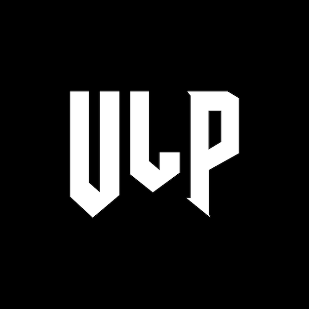 Design de logotipo de letra ULP para empresa de tecnologia ULP design de logotipo combinação de cores preto e branco ULP logotipo ULP vetor ULP design ULP ícone ULP alfabeto ULP tipografia logotipo design