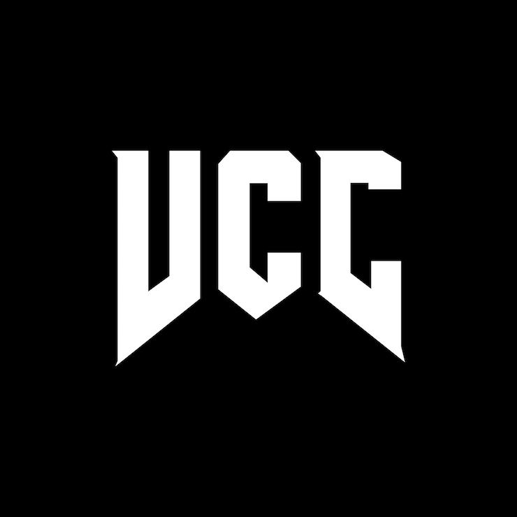 Vetor design de logotipo de letra vcc para empresa de tecnologia vcc design de logotipo combinação de cores preto e branco vcc logotipo vcc vetor vcc design vcc ícone vcc alfabeto vcc tipografia logotipo design