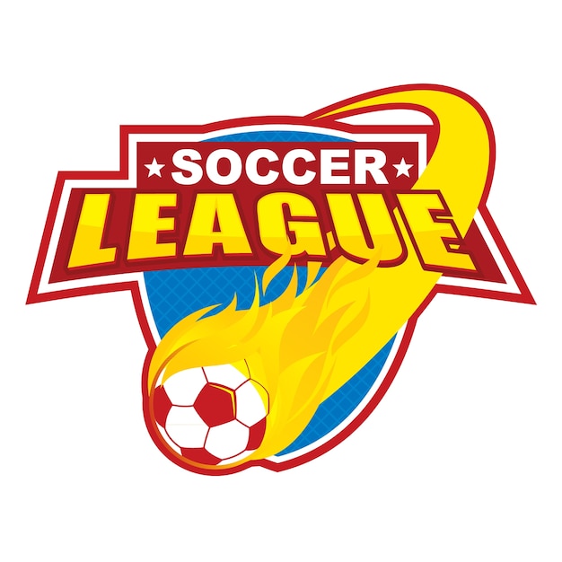 Design de logotipo de liga de futebol