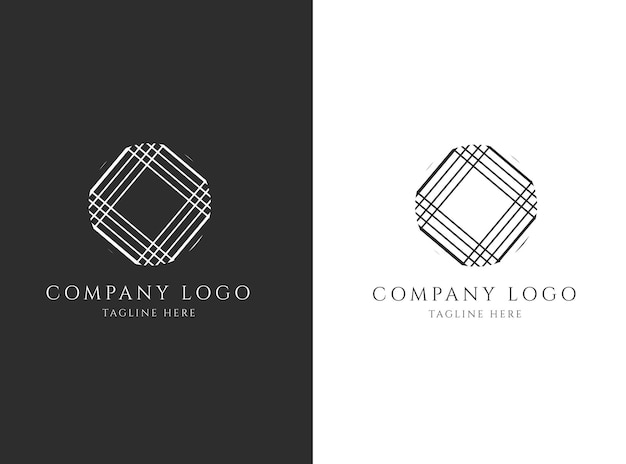 Vetor design de logotipo de luxo