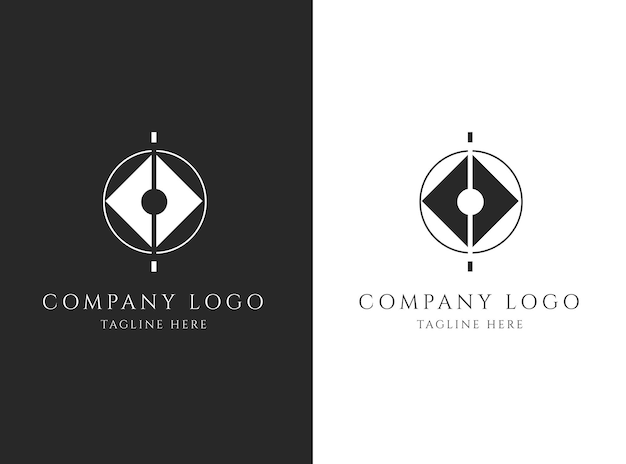 Vetor design de logotipo de luxo