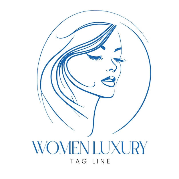 design de logotipo de moda feminina