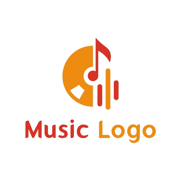 Design de logotipo de música moderna