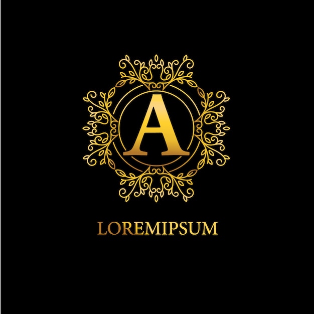 Design de logotipo de ornamento