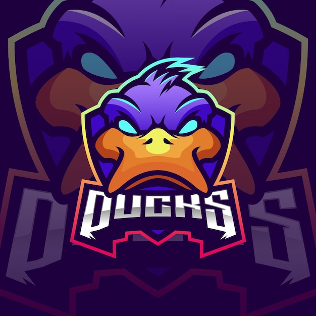 Design de logotipo de patos