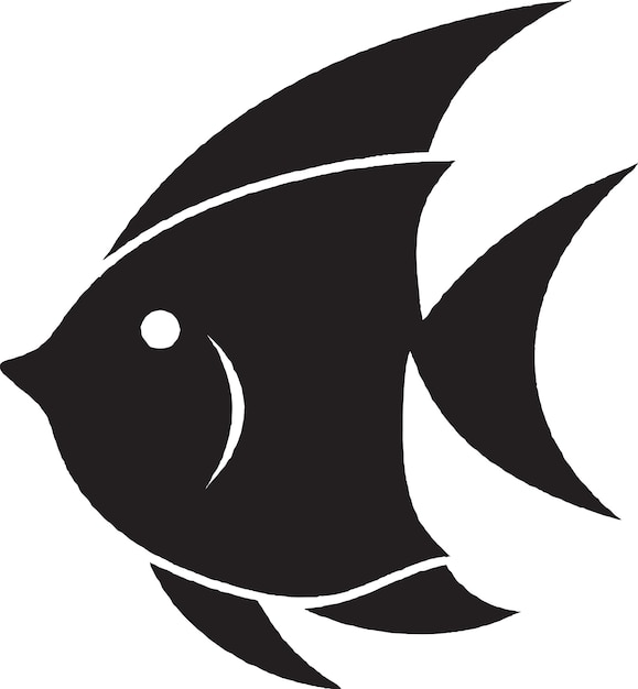 Vetor design de logotipo de peixe barramundi