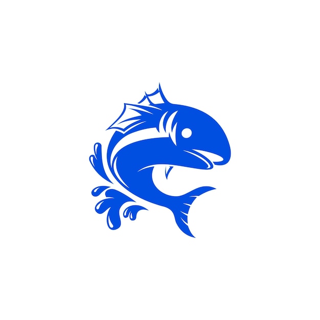 Design de logotipo de pesca esportiva simples