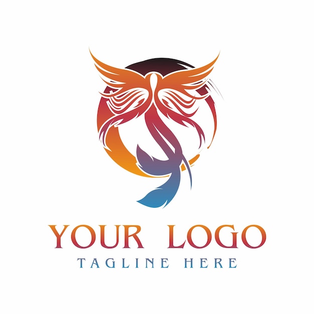 Design de logotipo de phoenix