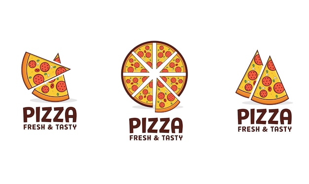 Design de logotipo de pizza