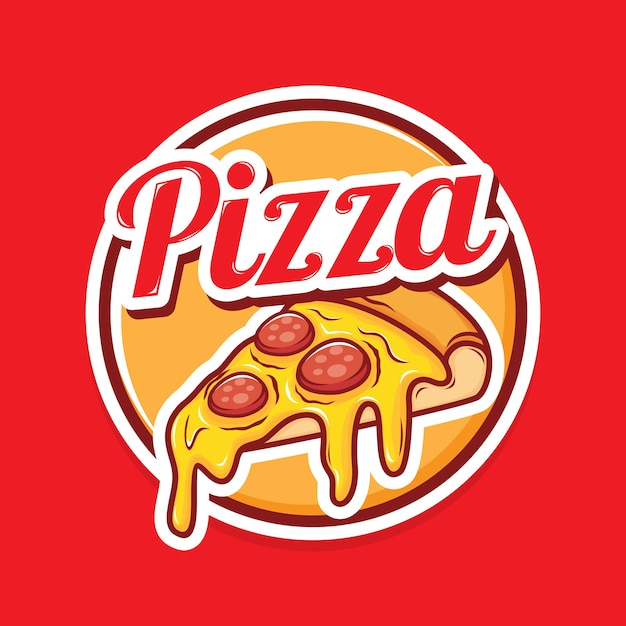 Design de logotipo de pizza