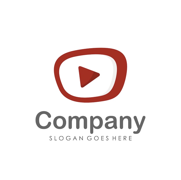 Design de logotipo de reprodução de música