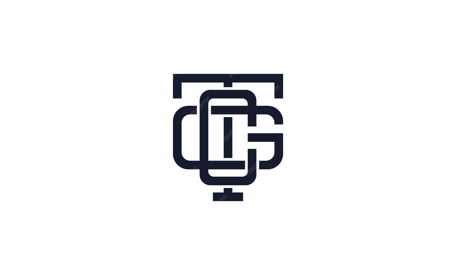 Design de logotipo de roupas de luxo | Vetor Premium