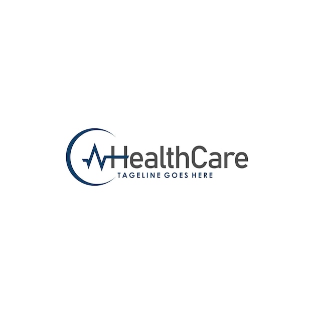 Vetor design de logotipo de símbolo de saúde médica