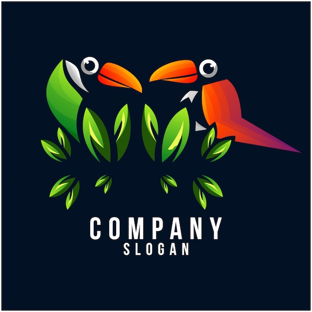 design de logotipo de tucano