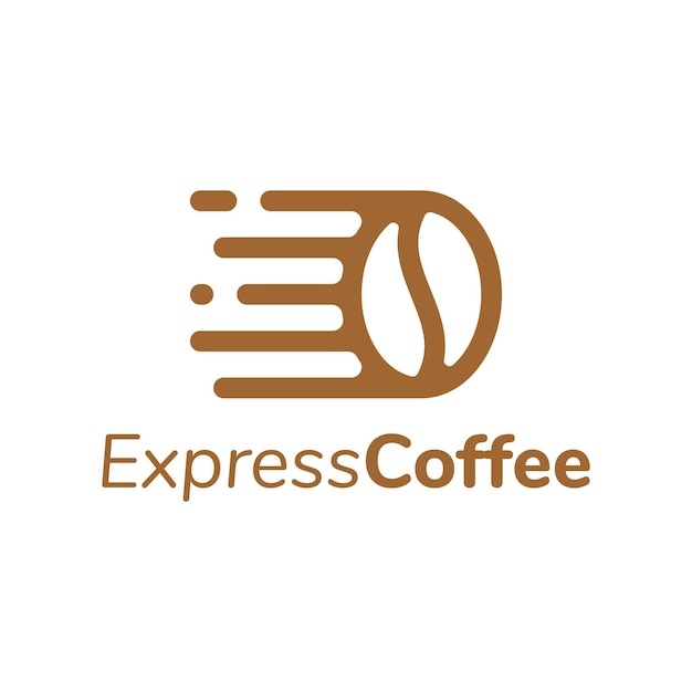 Design de logotipo de vetor de café expresso