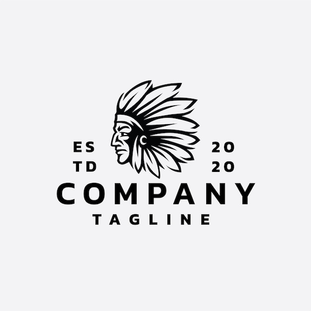 Design de logotipo do apache indiano