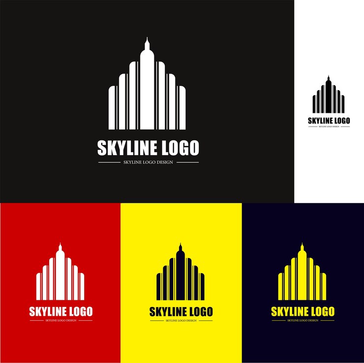 Vetor design de logotipo do horizonte