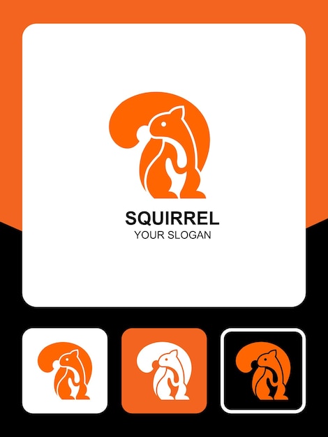 Design de logotipo e ícones suirrel