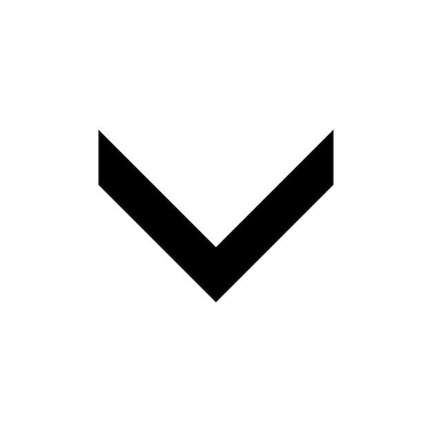 Design de logotipo em forma de V vibrante para marca moderna