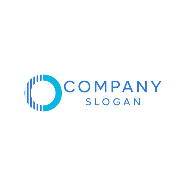 Design de logotipo inicial com conceito criativo Vetor Premium