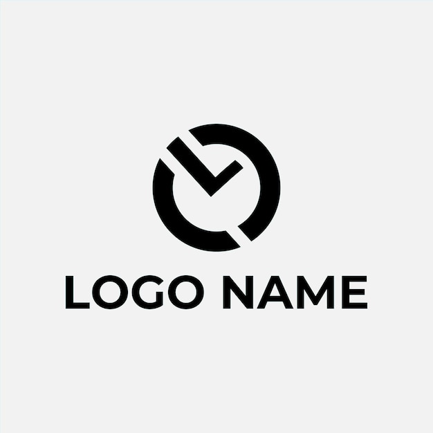 Vetor design de logotipo lo