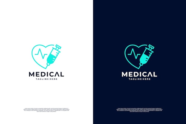 Vetor design de logotipo médico de saúde medicina e símbolo médico