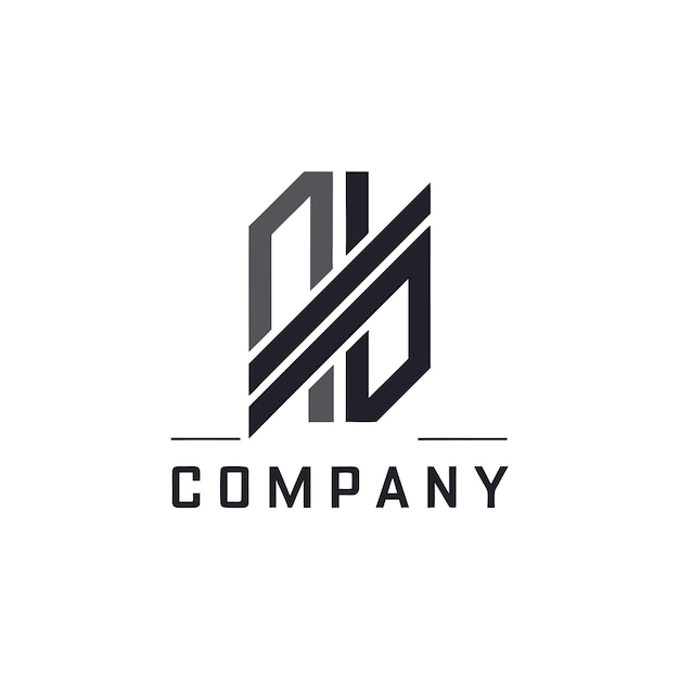 Design de logotipo minimalista para qualquer empresa de negócios de marca corporativa