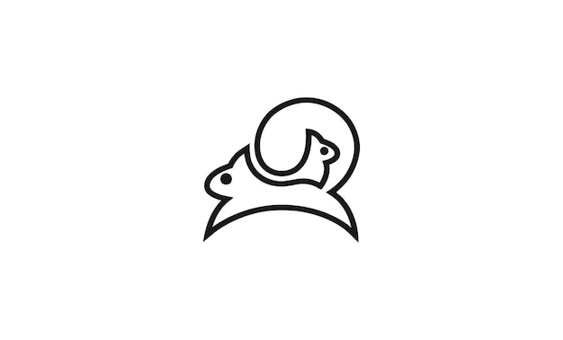 design de logotipo minimalista plano