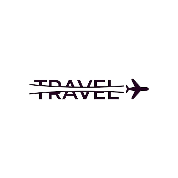 Design de logotipo moderno de viagens