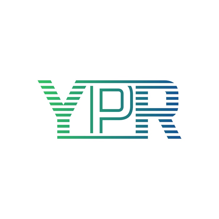 Vetor design de logotipo moderno ypr letra ypr minimalista profissional e versátil ícone de marca para identidade empresarial